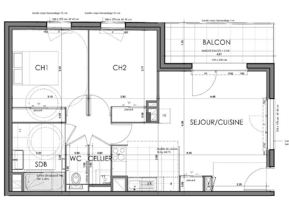 Ac3- vente appartement 
rennes
 1726616025