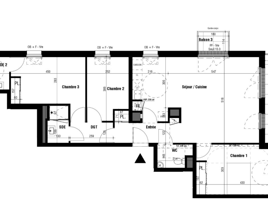 Ac3- vente appartement 
saint nazaire
 1726616079