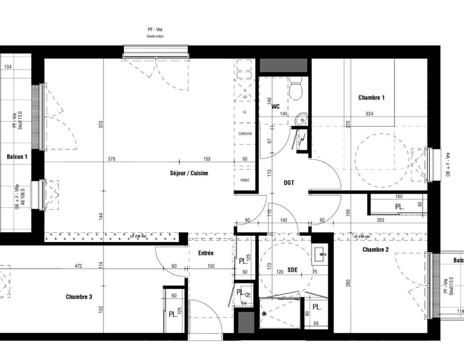 Ac3- vente appartement 
saint nazaire
 1726616082